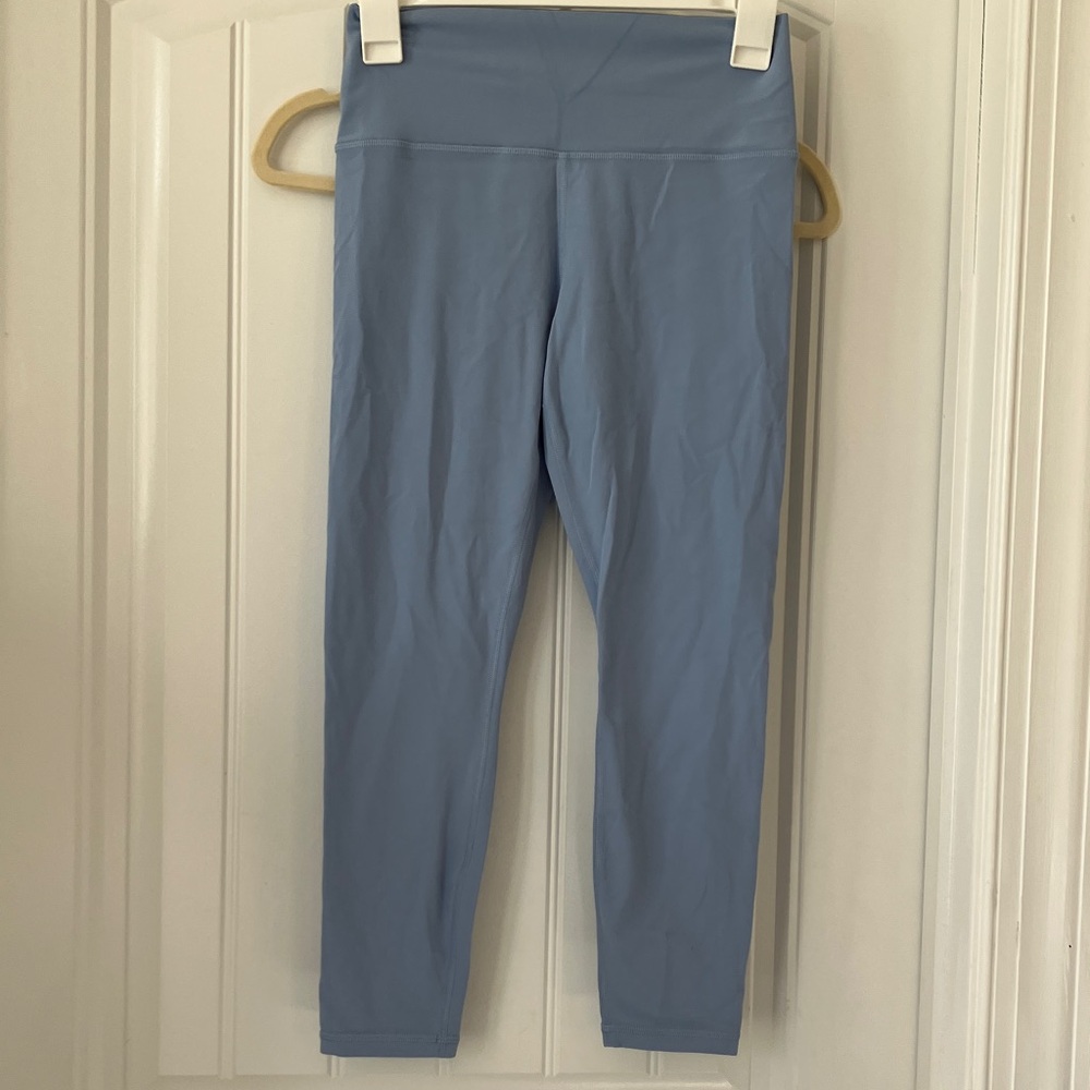 Athleta Light Blue Transcend Leggings